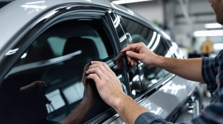 poseur film teinté voiture